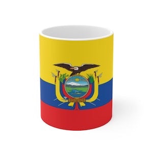 Taza con bandera de tu pais