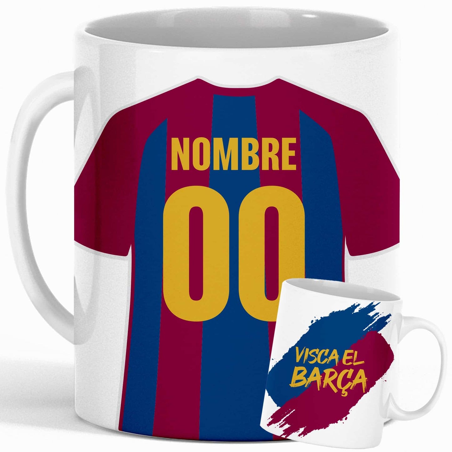 Taza con escudo de tu equipo de futbol