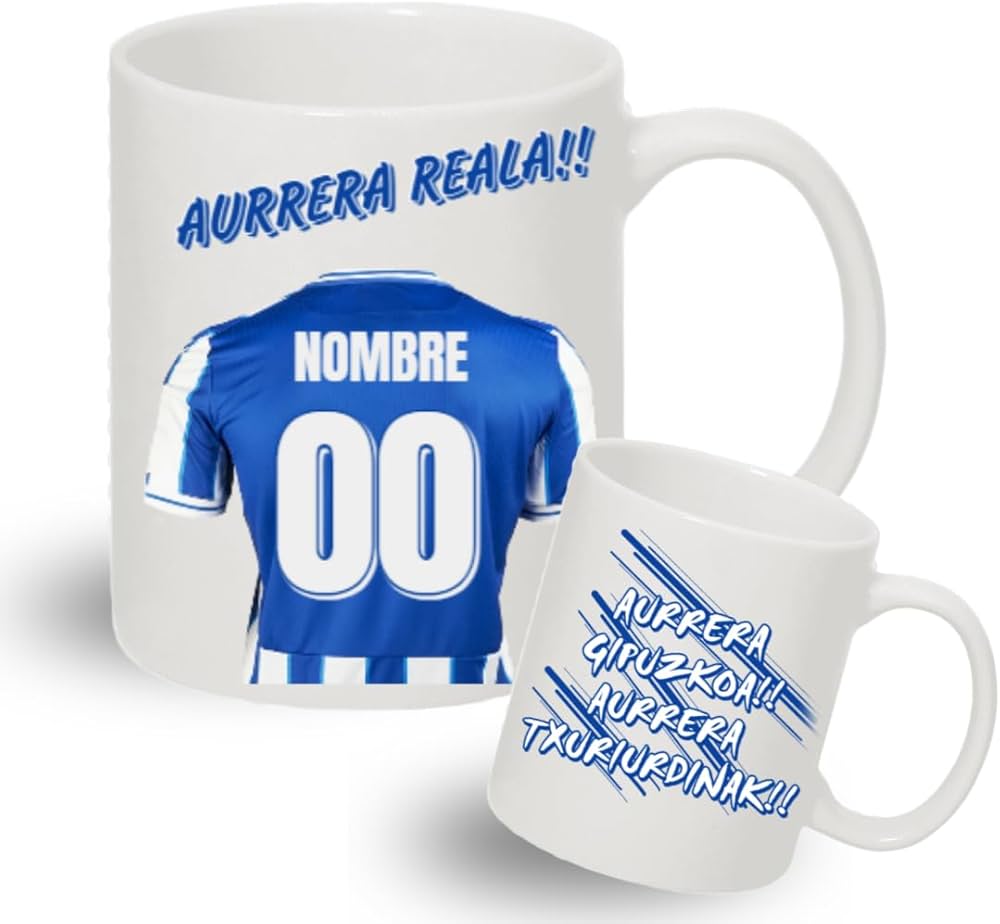 Taza con escudo de tu equipo de futbol