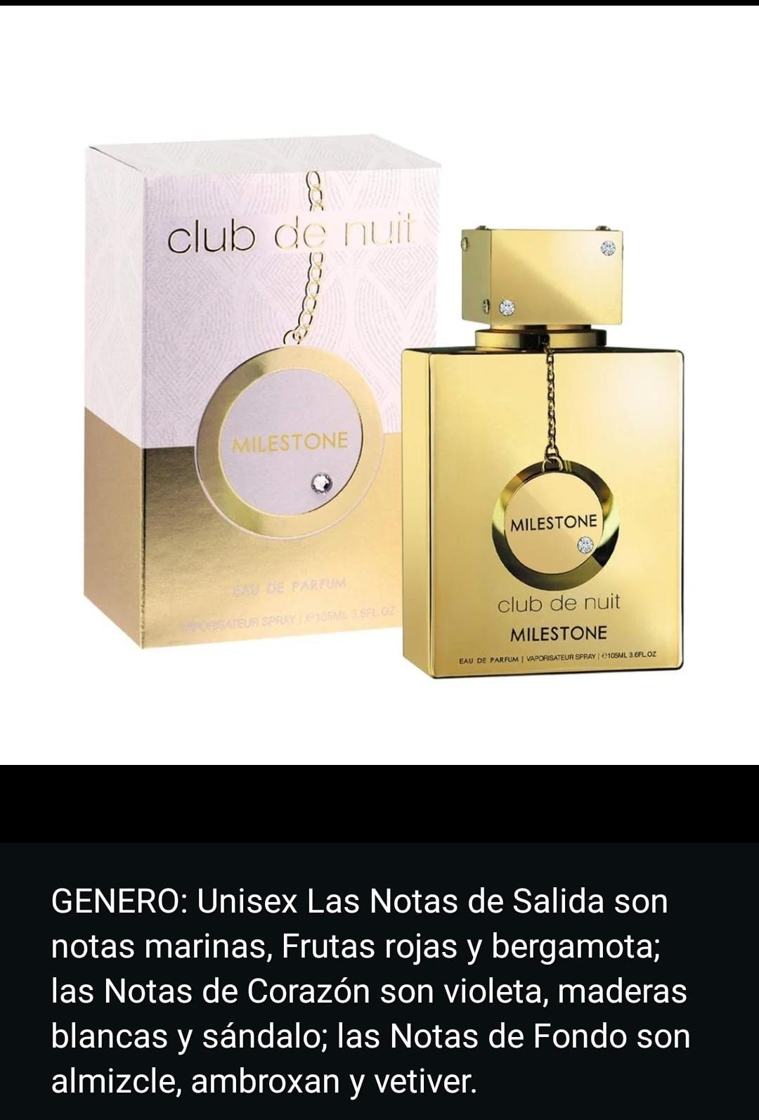 Club de nuit Milestone 105 ML (unisex)